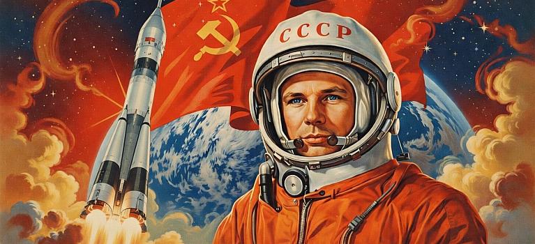 Der erste Mensch im All